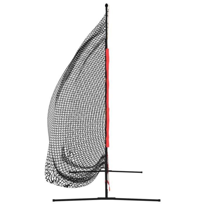 Filet de baseball portable noir/rouge - DIOCHE - 215x107x216 cm ...