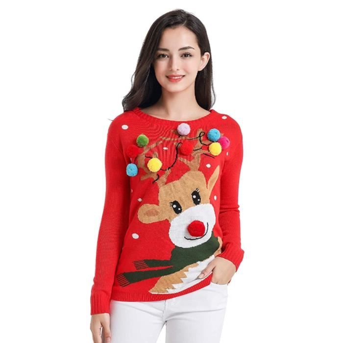 Pull de 2025 noel femme cdiscount