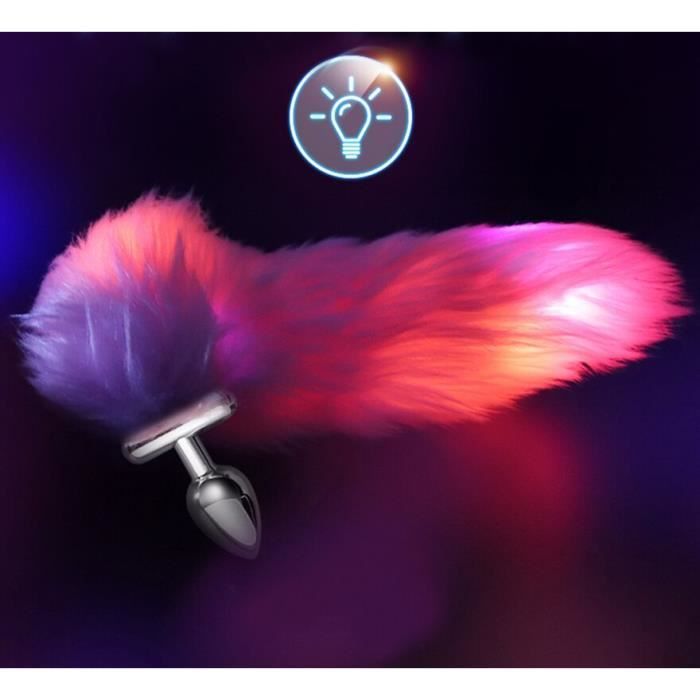 plug anal queue renard Tailz - Plug Anal Vibrant Avec Queue De Renard - Blanc main image 1