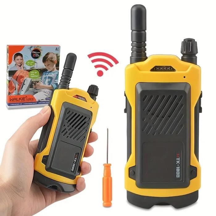 Gofunly – Talkie-walkie Vidéo Rechargeable, Lot De 2, Portée Jusqu’à 400 M, Pour Enfants 3-12 Ans, Cadeau