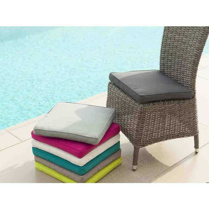 Coussin De Chaise En Forme De Trapèze - Housse Lavable - Dessous Antidérapant - Pour Chaise De Jardin, Bureau, Salle à Manger