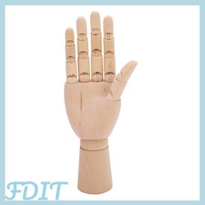 CES Mannequin Main En Bois Articulations Flexibles Doigts Dessin