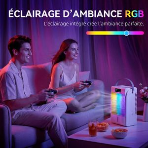 Climatiseur Mobile Silencieux 3 En 1 Aigostar 3,5L - Refroidisseur D'Air Avec Télécommande Et Minuterie 12H