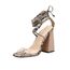 Summer Snake Print Sandales A Talons Hauts Et A Bout Ouvert Chaussures De Soiree Femmes Pantoufles Lyp90620163bg35 1788 Beige Achat Vente Sandale Nu Pieds Cdiscount