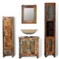 Economique Armoire De Salle De Bain Et Miroir Et 2 Armoires Laterales Bois Achat Vente Meuble Vasque Plan Economique Armoire De Salle Cdiscount