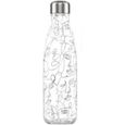 BOUTEILLE ISOTHERME - LINE ART FACES 500 ML - CHILLY'S-0
