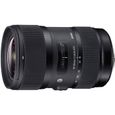 Objectif zoom grand angle - SIGMA - 18-35mm F1.8 DC HSM Nikon - Ouverture F/1.8 - 17 éléments - 810g-0