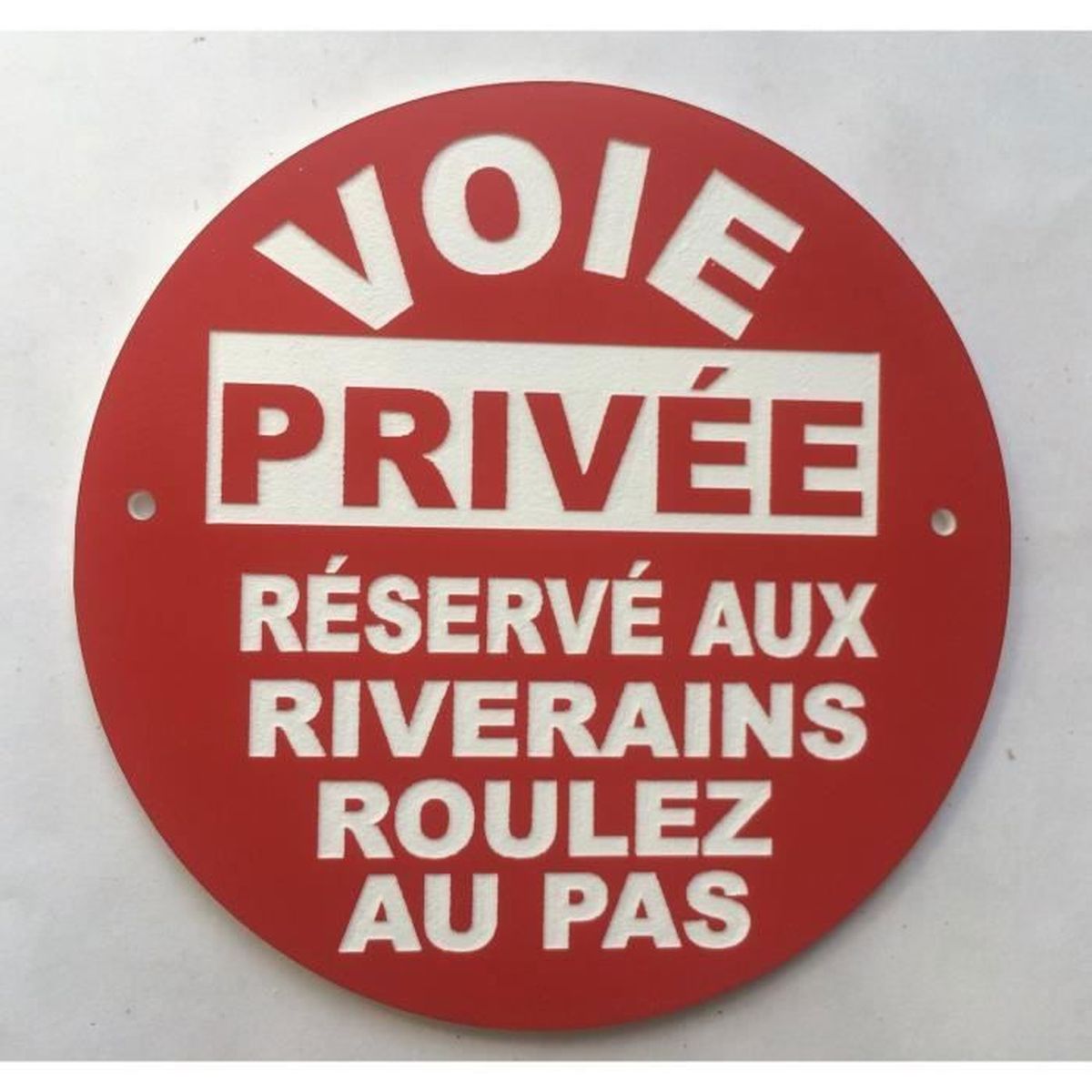 Panneau De Signalisation "Parking Réservé Aux Riverains" - Neuf