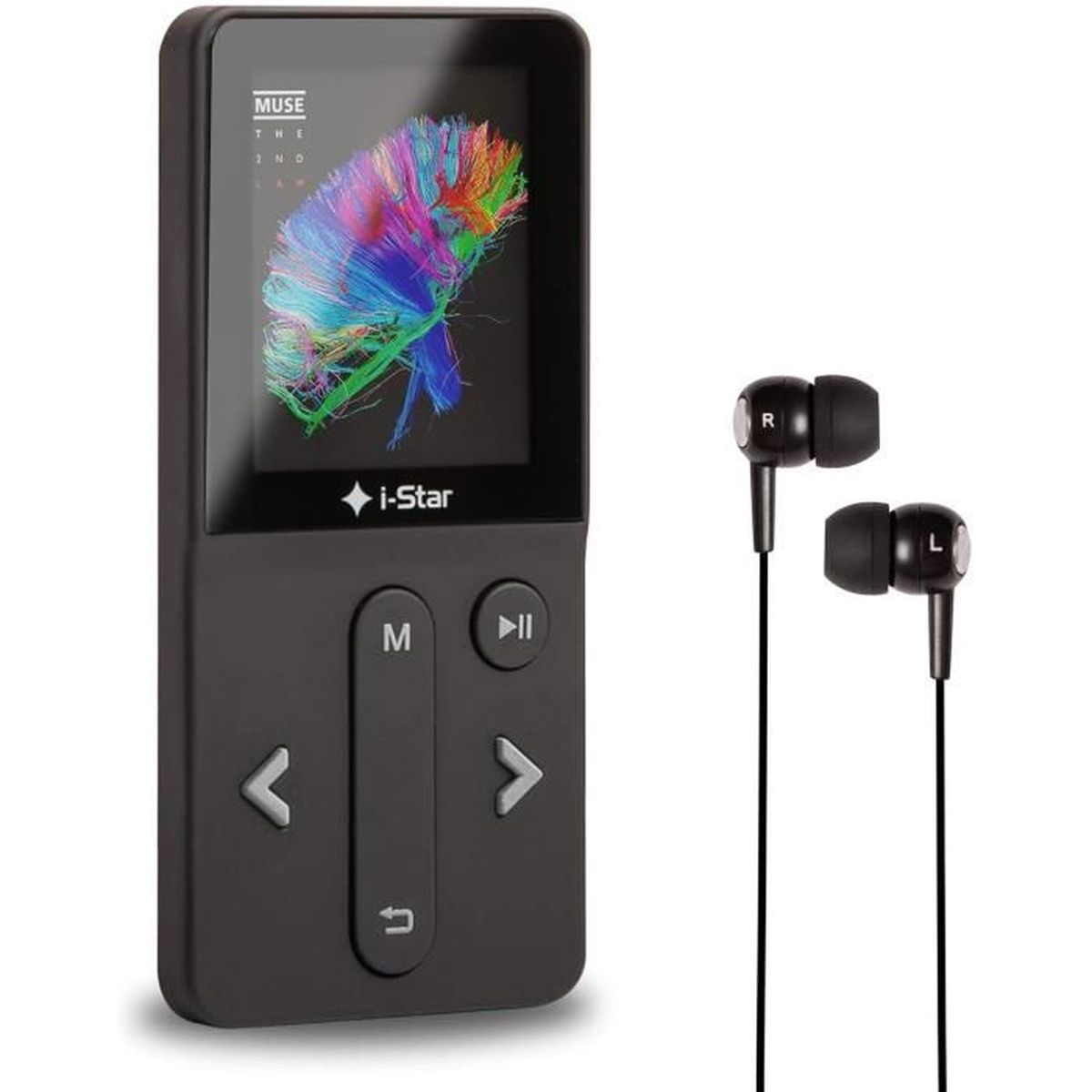 Lecteur MP3 avec Bluetooth, Radio FM e Enregistreur Vocal, Baladeur Musique MP3 Portable, 16Go