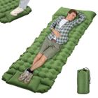 TTLIFE Matelas Camping Autogonflant Pliable,10 cm d'épaisseur Ultraléger Matelas Autogonflant 1 Personne avec Pompe à Pied et Coussin
