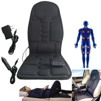 Tapis chauffant multifonctionnel pour siège de voiture, housse de siège, coussin de soutien lombaire pour la nuque, masseur de d