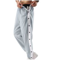 Pantalon de Survêtement à Bouton-Pression Latéral pour Homme Pantalon Boutonné À Ouverture Latérale pour pour Loisirs, Sport, Jogger