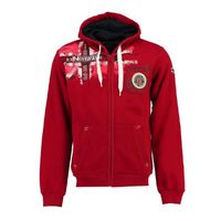 Sweat Zippé Rouge Femme Geographical Norway Fespote