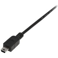 STARTECH Câble USB 2.0 A vers Mini B de 1 m - Cordon USB vers Mini USB - M/M - Noir