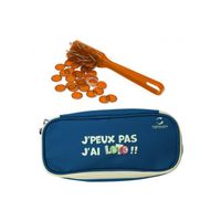Kit Loto 100 Pions Jaunes + Bâton Magnétique + Trousse – Accessoires Complets Pour Soirée Loto, Nouveau