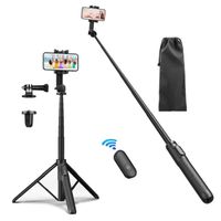 Perche à Selfie Magnétique Bluetooth Extensible 4-en-1 - Avec Trépied Et Télécommande, Rotation 360° Pour IPhone/Android