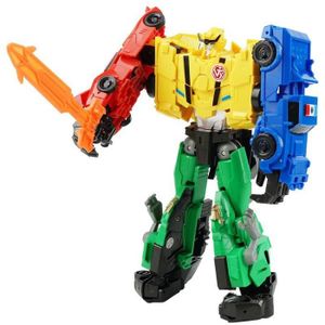 FIGURINE - PERSONNAGE 4 in 1 transformation anime robot toys for kids fi