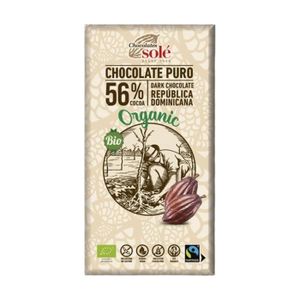 CHOCOLAT PÂTISSIER CHOCOLATES SOLE - Chocolat noir 56% de cacao biologique 100 g