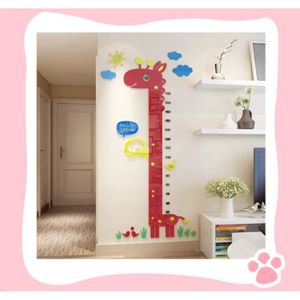 Tableau de Hauteur Dinosaure Vert Stickers pour Enfants Hauteur Croissance de Mesure Tableau Sticker Mural Amovibles en Vinyle DIY R/ègle de 50-170cm pour Chambre B/éb/é Chambre Enfants Salle de Jeux