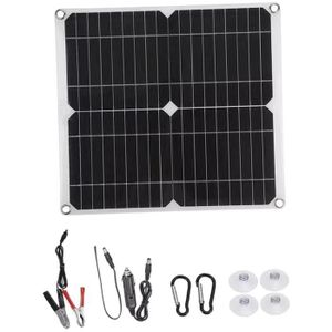 KIT PHOTOVOLTAIQUE Kit de démarrage de Panneau Solaire de 100 Watts, Module photovoltaïque monocristallin à Haute efficacité pour la Maison, Le A185