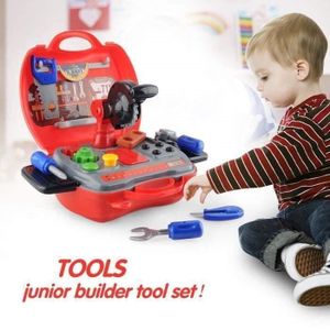Childrens Black /& Decker Véritable Authentique jouet Jigsaw Outil Jeu Set Builder NEUF