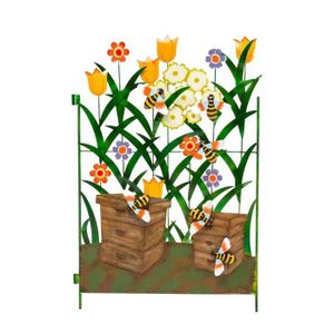CLÔTURE - GRILLAGE Treillis,Panneau de clôture de jardin décoratif en