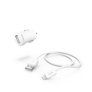 PRISE ALLUME-CIGARE Kit charge allume cigare, Lightning, 12 W, blanc