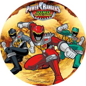 Other Gift Party Supplies Power Rangers Decoration Gateau Disque Azyme Comestible Anniversaire cm Home Garden