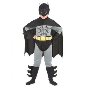 DC Comics Garçon Onesie Batman, Schwarz., 9-10 Ans