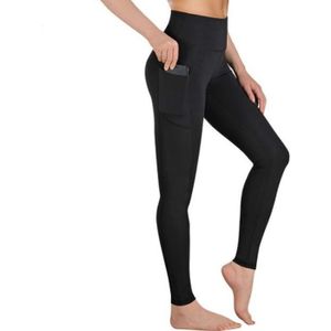 PANTALON DE SUDATION Legging de Sudation Femme - Taille Haute avec Poches - Pantalon de Yoga pour Jogging, Gym et Sport - Noir