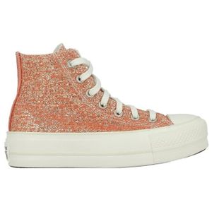 Converse plateforme rose discount gold
