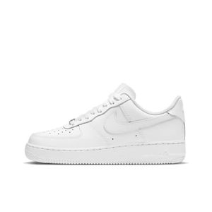 ALLIANCE - SOLITAIRE nikes air force 1 low « Triple White » low-top vintage wear plate chaussures blanc pur