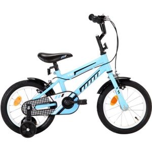 VÉLO ENFANT 487®Elégant Bleu Luxe Vélo pour enfants pour garço
