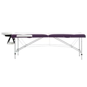TABLE DE MASSAGE - TABLE DE SOIN YOS-7029241851557Table de massage pliable 2 zones 