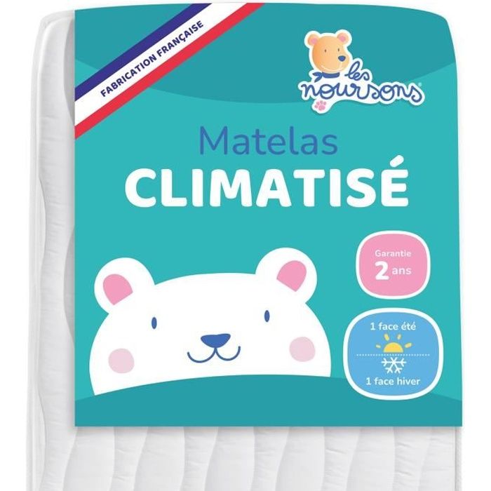 CANDIDE Matelas bébé Clim Air pour lit 60x120 cm - Drap housse bébé - Achat  & prix