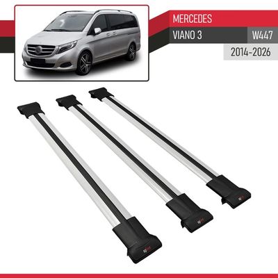 Barres de toit longitudinales pour Renault Trafic 2014-2023 Aluminium