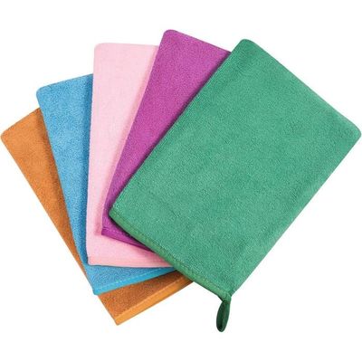 Thewasc Lot De 5 Gants De Toilette En Microfibre - Doux, Réutilisables Pour Démaquillage Et Nettoyage Profond (21x15 Cm) - 13