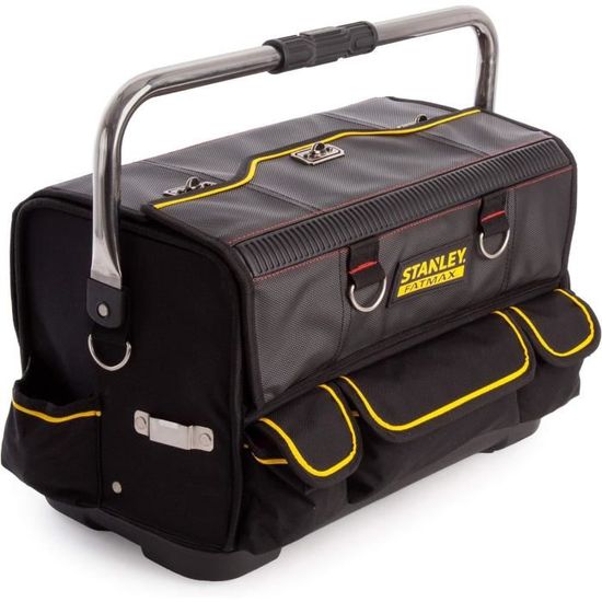 Stanley 1-94-231 Sac À Outil Gamme FatMax - Sangle D'Épaule Rembourré - Poignée De Transport Caoutchoutée - Nylon 600 Deniers - Multicolore
