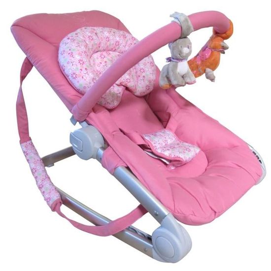 Transat Balancelle Luxe Velours Pour Bebe Rose 248 Achat Vente Balancelle 1789556310557 Cdiscount