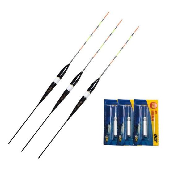 LOT DE 4 flotteurs de p??che fluorescents rep??rez facilement votre