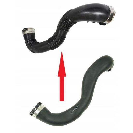 Tubo Intercooler Turbo Per Mercedes Classe C W204 2.0 CDI E 2.2 CDI – OEM 2045280982, Rinforzato In Kevlar, Diametro 70/60 Mm, Resistente A Olio E Alte Temperature