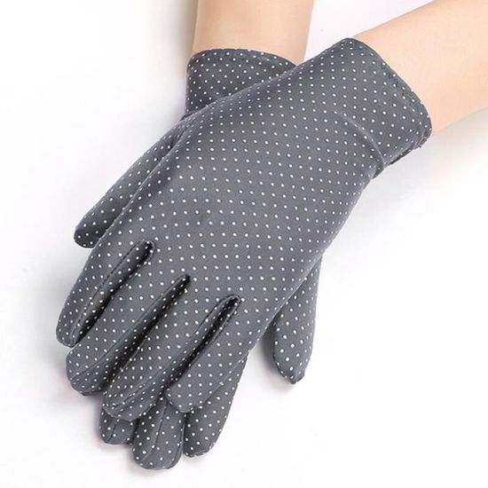 Gants En Lycra Femme - Taille 7 - Couleur écru - Longueur Poignet - Occasion