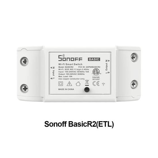 Interrupteur Connecté Wi-Fi Sonoff T0UK1C - Compatible Alexa Et Google Home