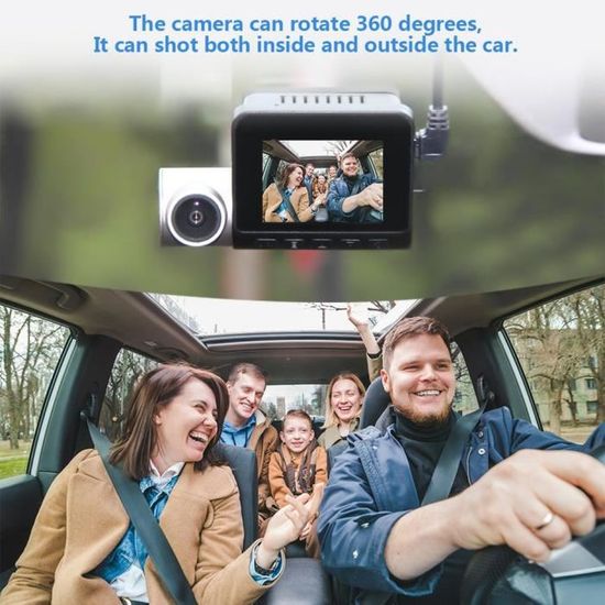 V50 Enregistreur Vidéo Dash Cam 4K G Capteur WiFi Dash Caméra Double Objectif Dashcam Voiture