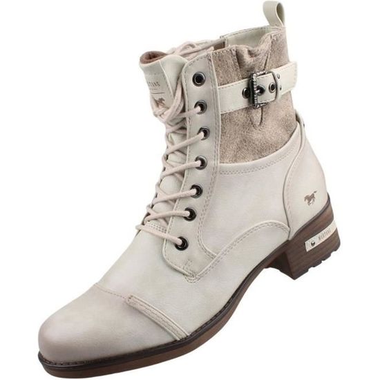 Bottines mustang beige femme outlet