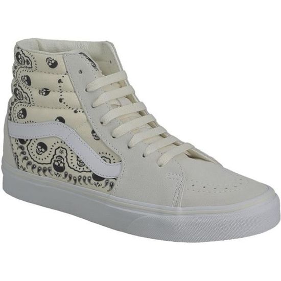 Vans sk8 hi blanche deals