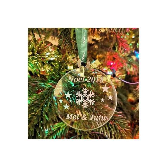 Boule Noël Personnalisable Logo Etoile