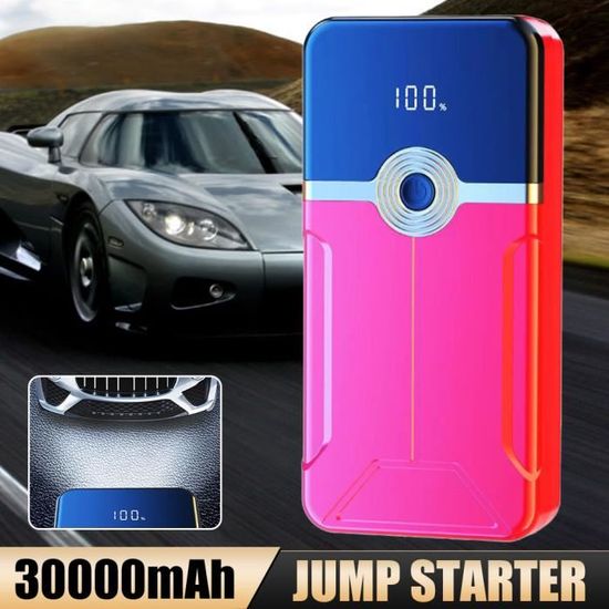 MAGICFOX Booster Batterie Voiture - 600A 15000mAh - Jump Starter (Jusqu'à  6,0L Essence/3.0L diesel) avec Charge Inverse et Lamp LED - Cdiscount Auto