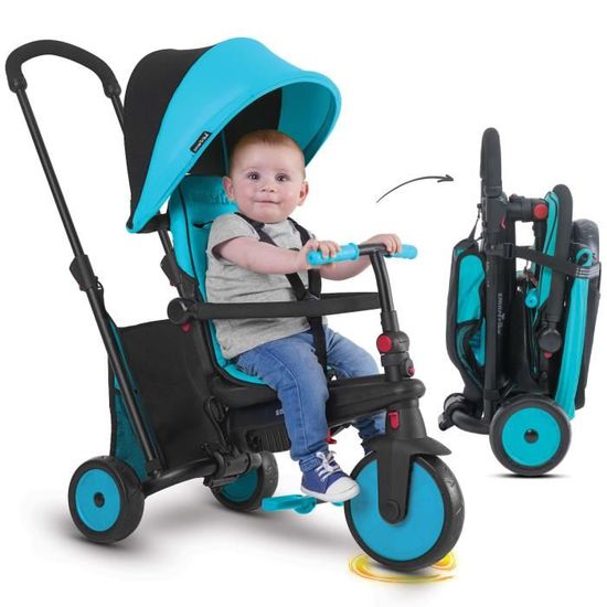 SmarTrike smarTfold 300+ tricycle pliant évolutif 6en1 pour bébé et