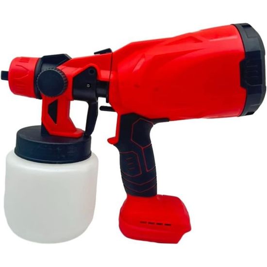 Pistolet à Peinture Électrique ZICO 1000W - Réservoir 1400ml, 5 Buses, Idéal Bricolage